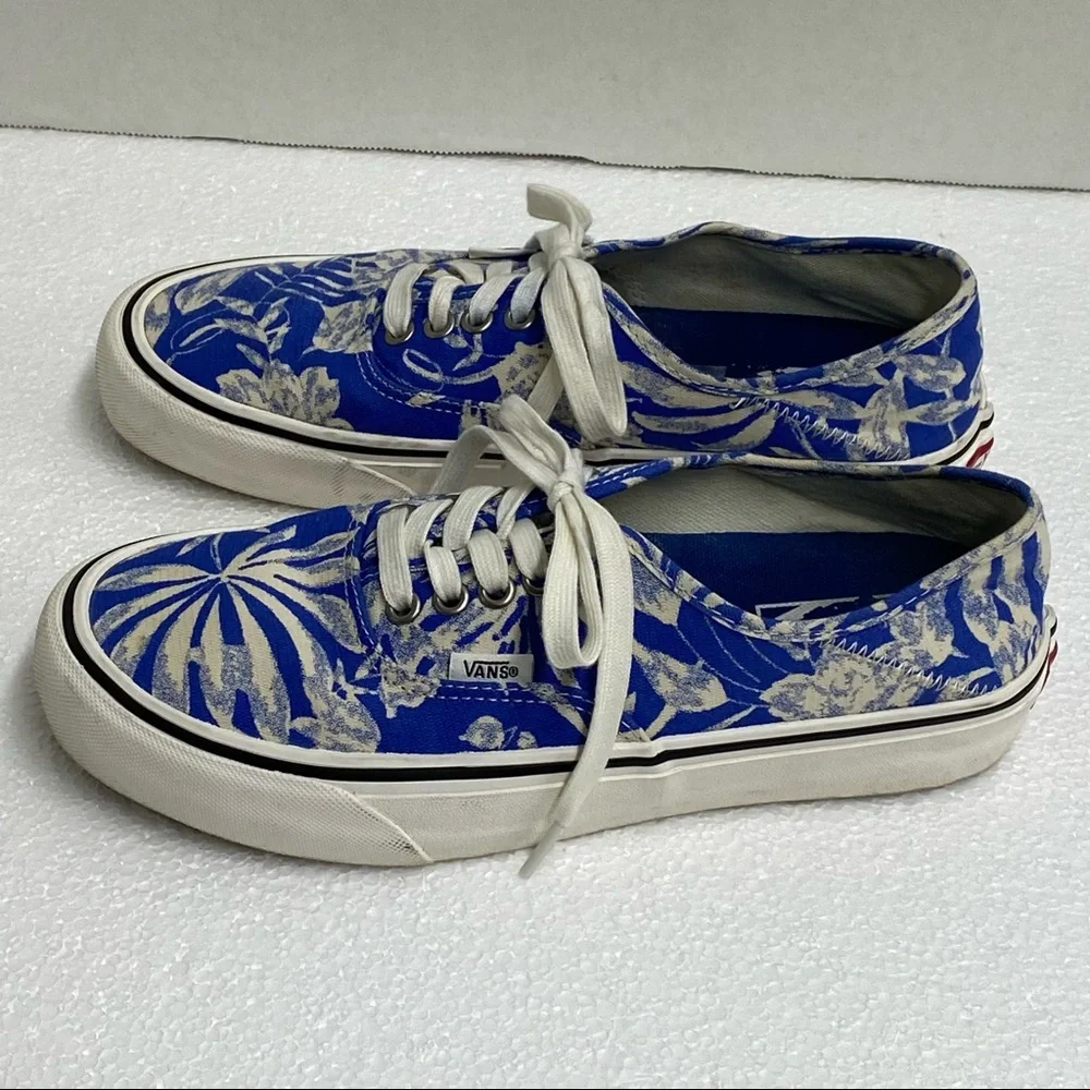 Vans Ultra Cush floral linen/true blue marsh floral print canvas upper W9 M 71/2